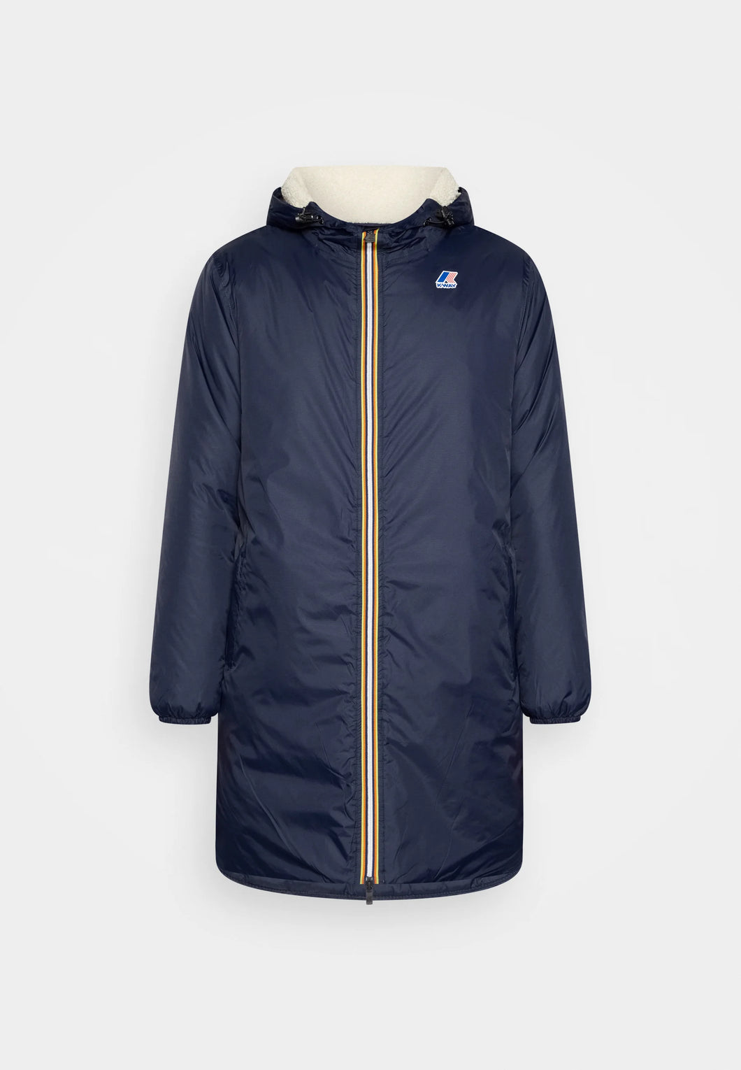 K-WAY CAPPOTTO  UNISEX PARKA BLUE