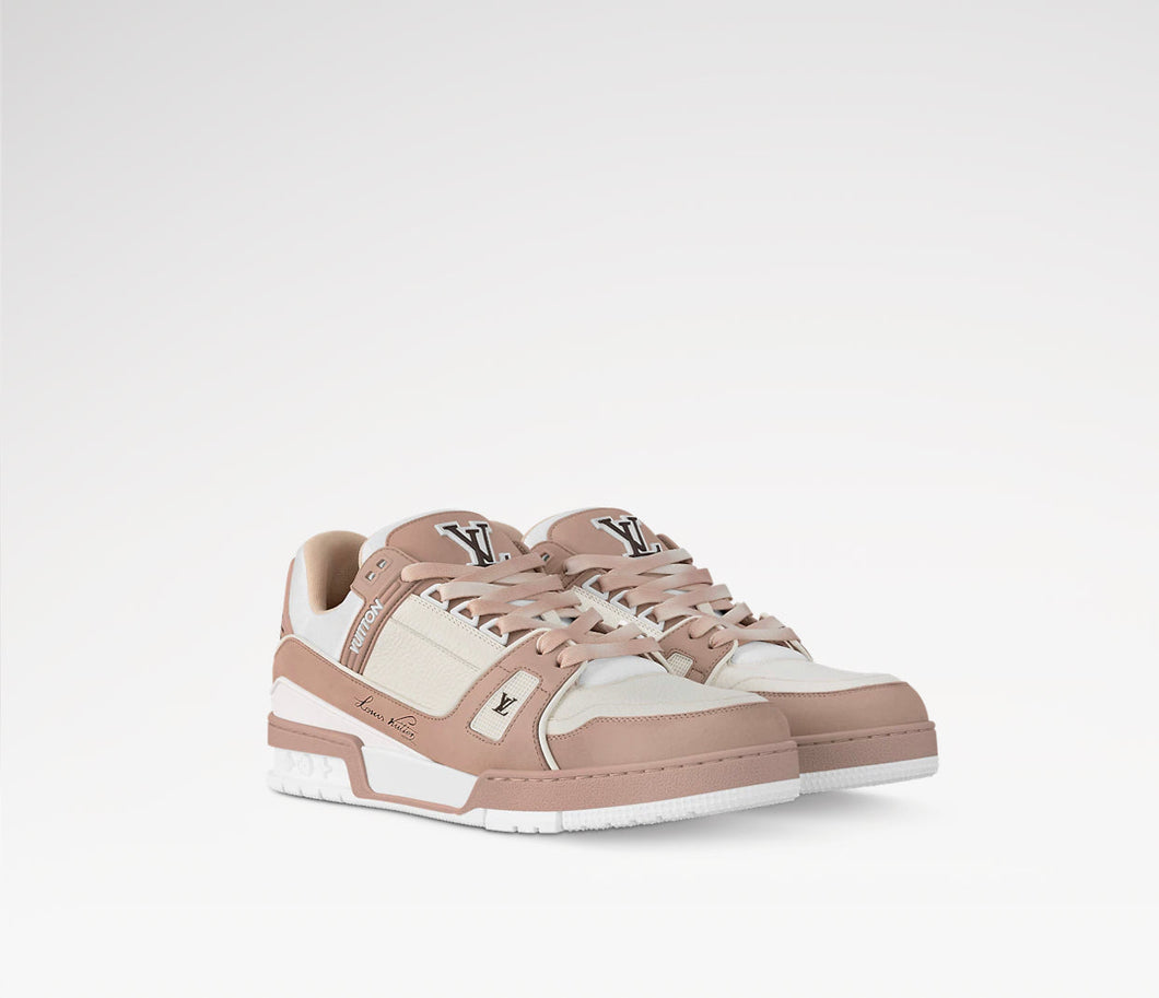 SNEAKER LV TRAINER BEIGE CHIARO