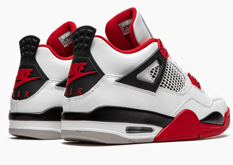 AIR JORDAN 4 RETRO WHITE RED