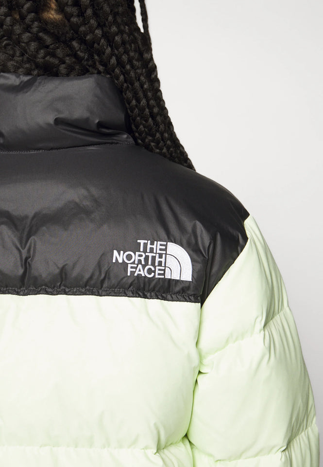 GIUBBINO THE NORTH FACE WOMEN’S 700 RETRO NUPTSE LIME CREAM