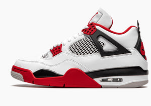 AIR JORDAN 4 RETRO WHITE RED