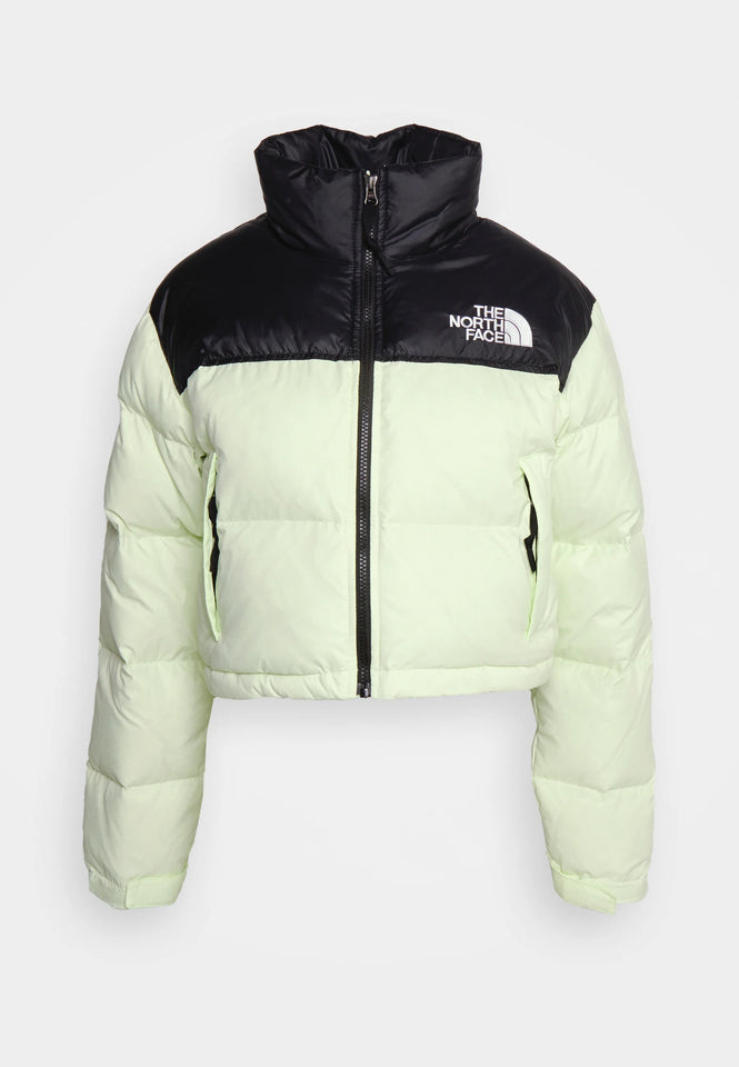 GIUBBINO THE NORTH FACE WOMEN’S 700 RETRO NUPTSE LIME CREAM