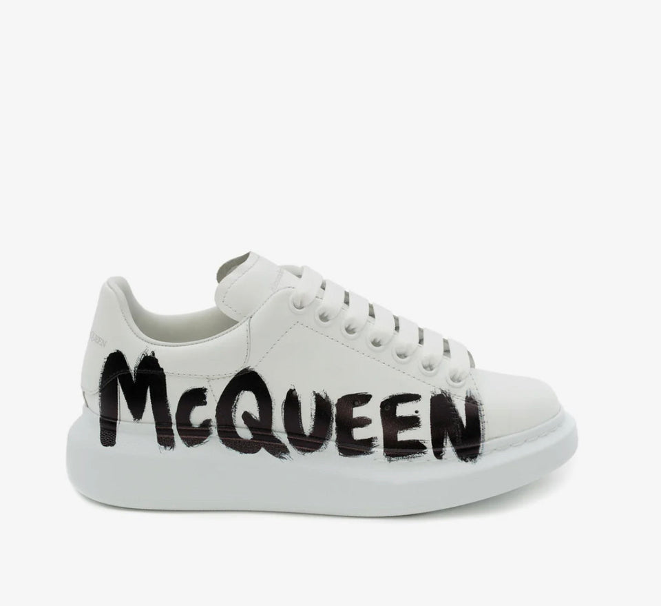 ALEXANDER MCQUEEN OVERSIZE BIANCA SCRITTA