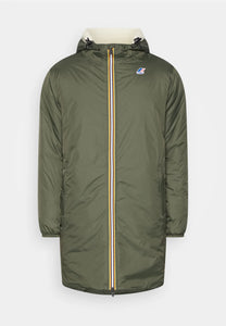 K-WAY CAPPOTTO  UNISEX PARKA VERDE