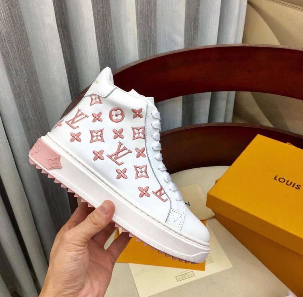 SNEAKER LV ALTA ROSA